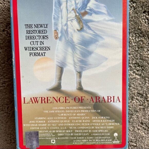 Vintage Lawrence of Arabia VHS 2 Tapes - Picture 2 of 8
